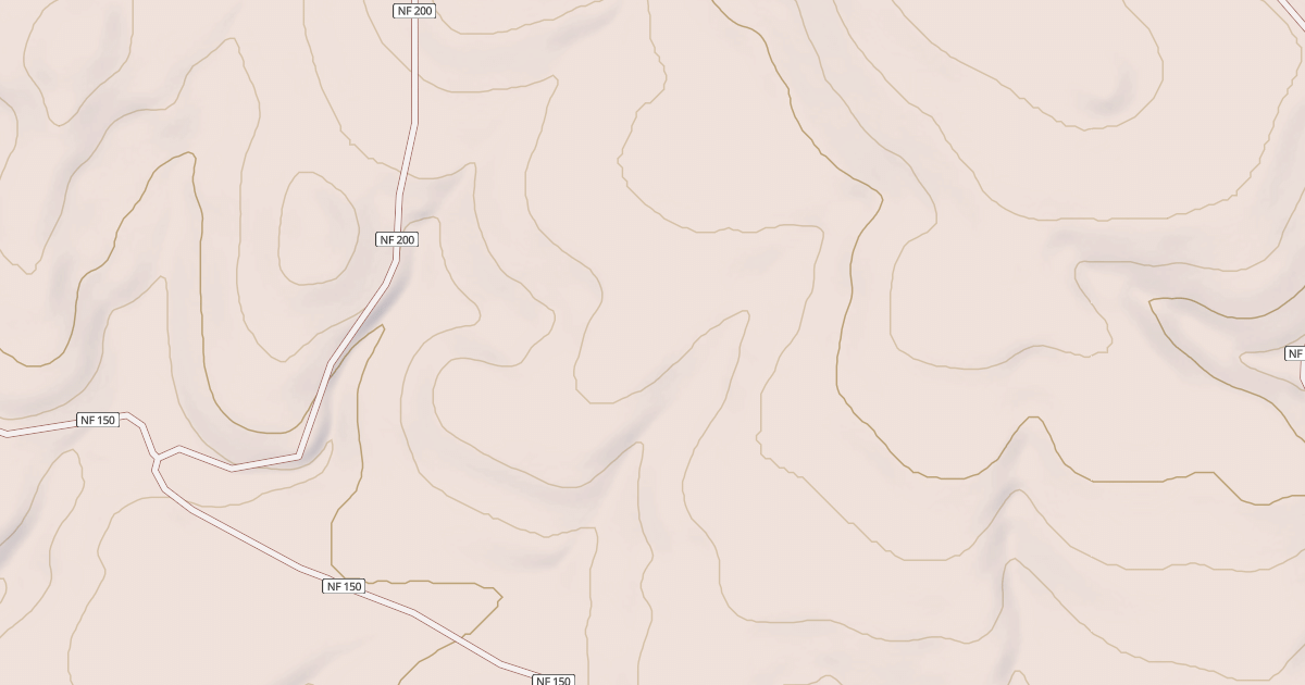 Map preview of USFS Motor Vehicle Use Map Roads {3A913713-DF59-4252-9EB0-6732D9E675B0}