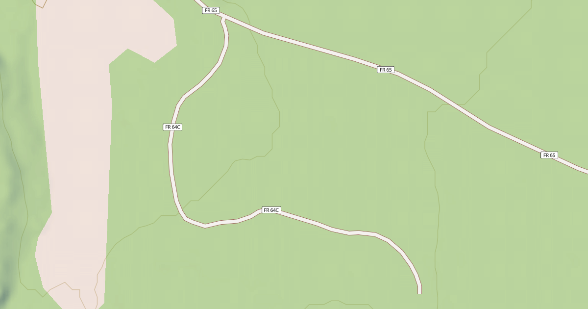 Map preview of USFS National Forest System Roads {03995B1F-29FF-4453-B80B-45DCAA7802BF}