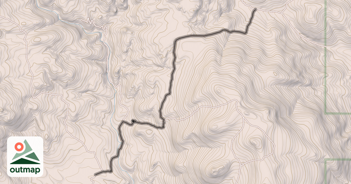 Map of Lower Whitetail Road