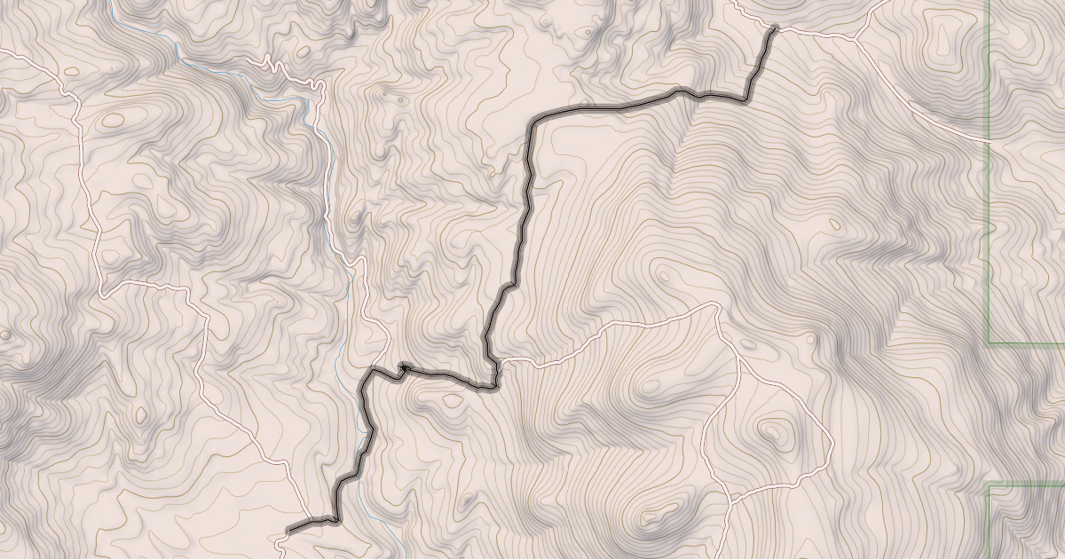 Map preview of Lower Whitetail Road
