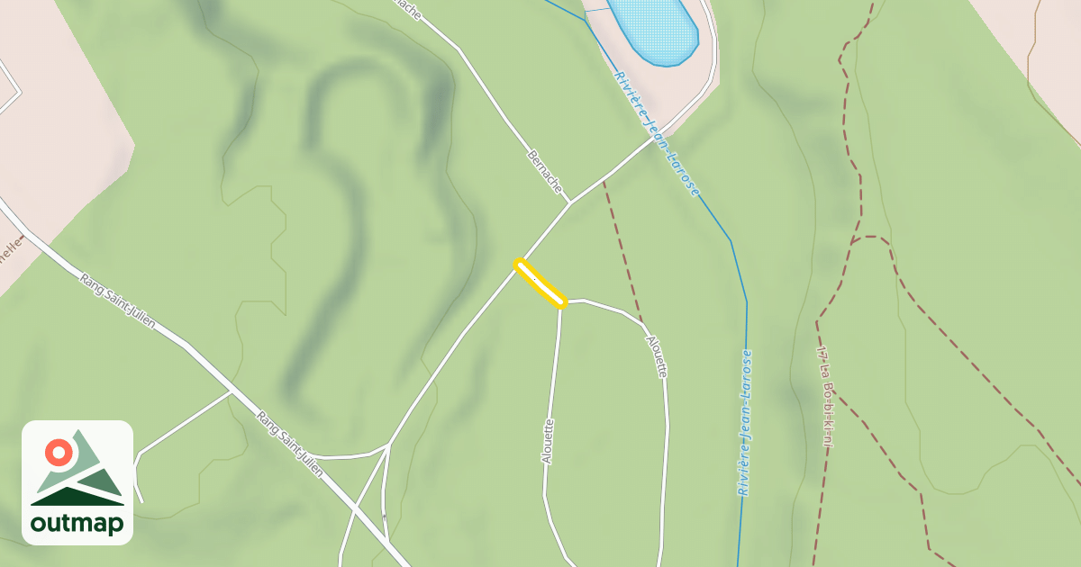Map of Alouette