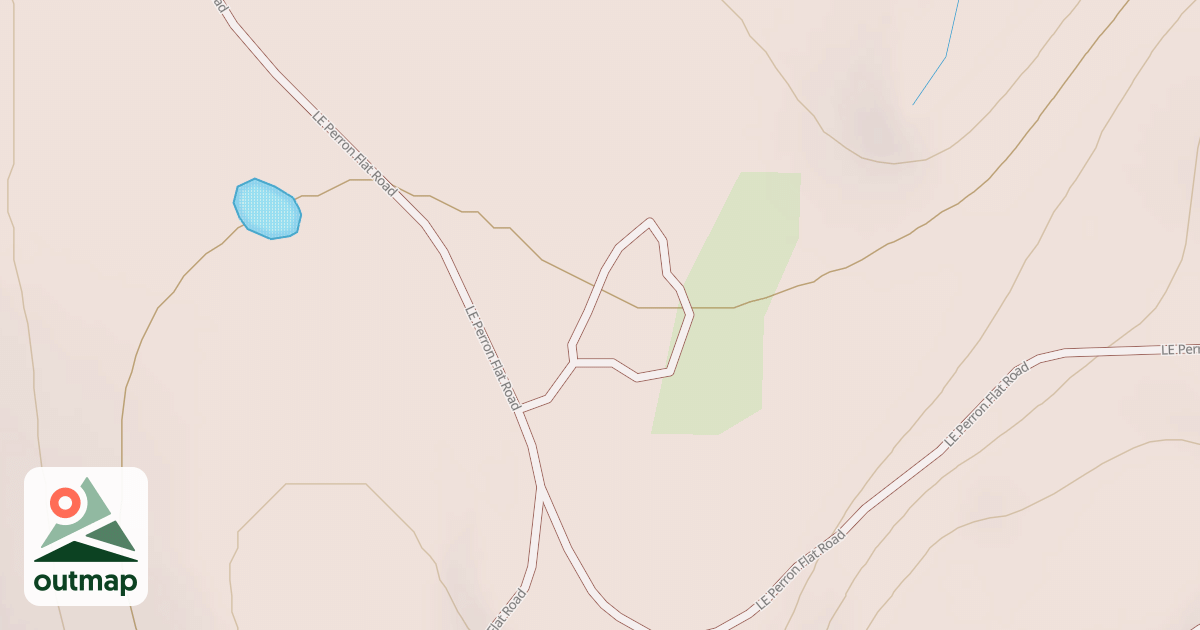 Map of LE PERRON FLAT