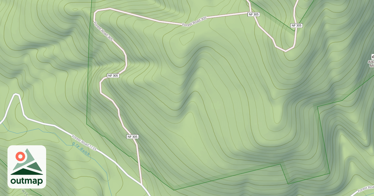 Map of O'BRIENS RD