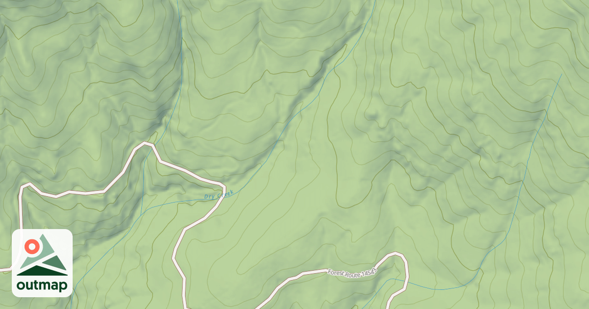 Map of DARK CANYON