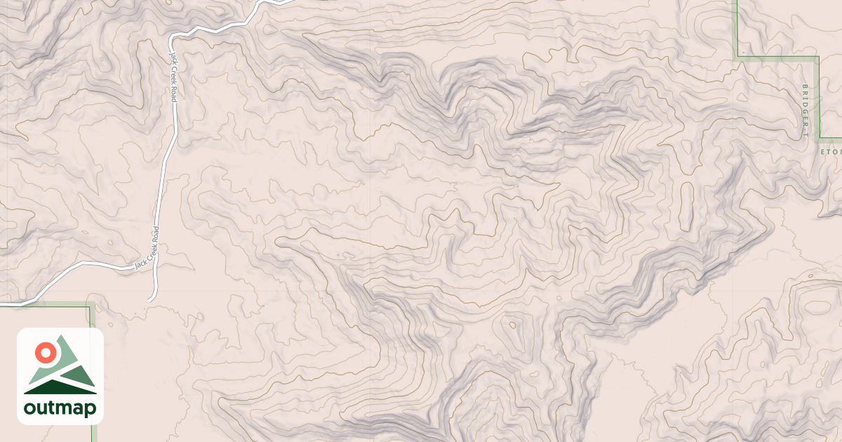 Map of Jack Creek Atv Trail