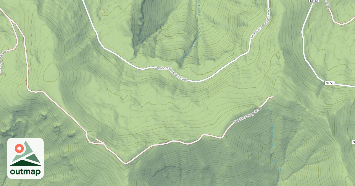 Map of 030 N554 GUMBOOT RIDGE