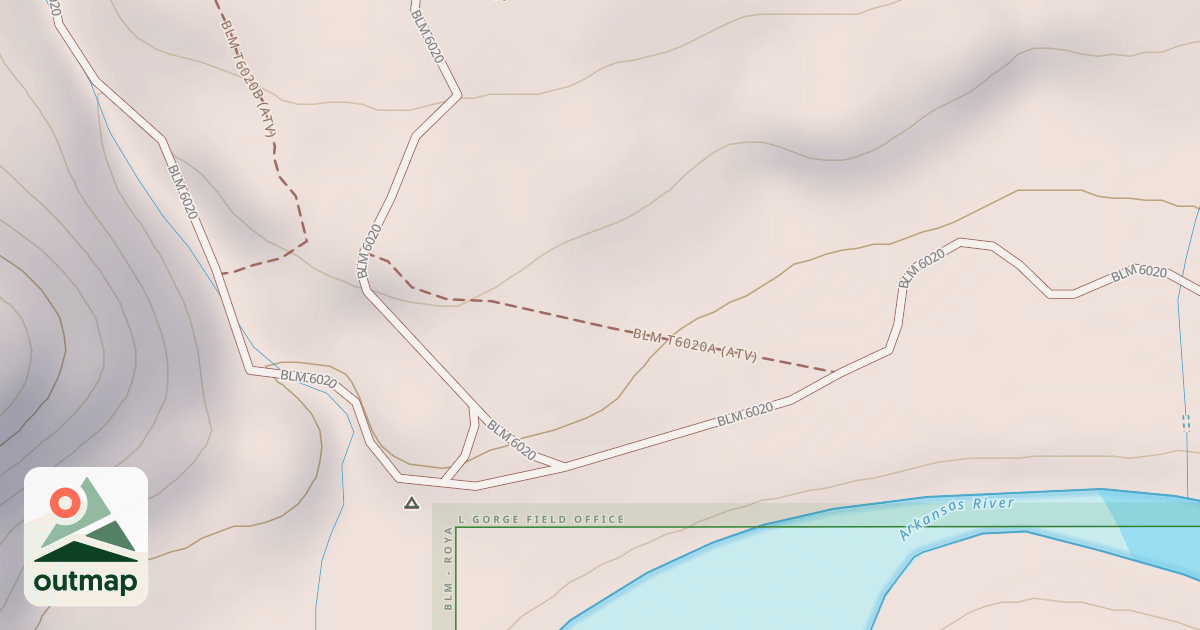 Map of Blm T6020a