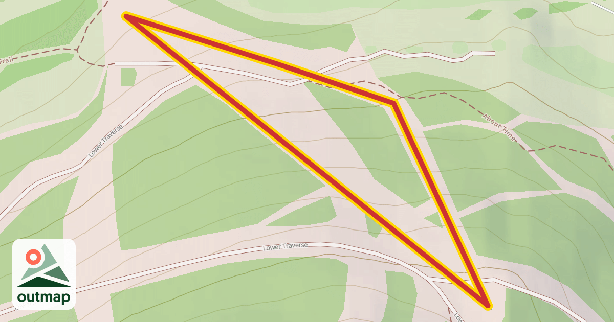 Map of Morrisey Platter Poma Lift