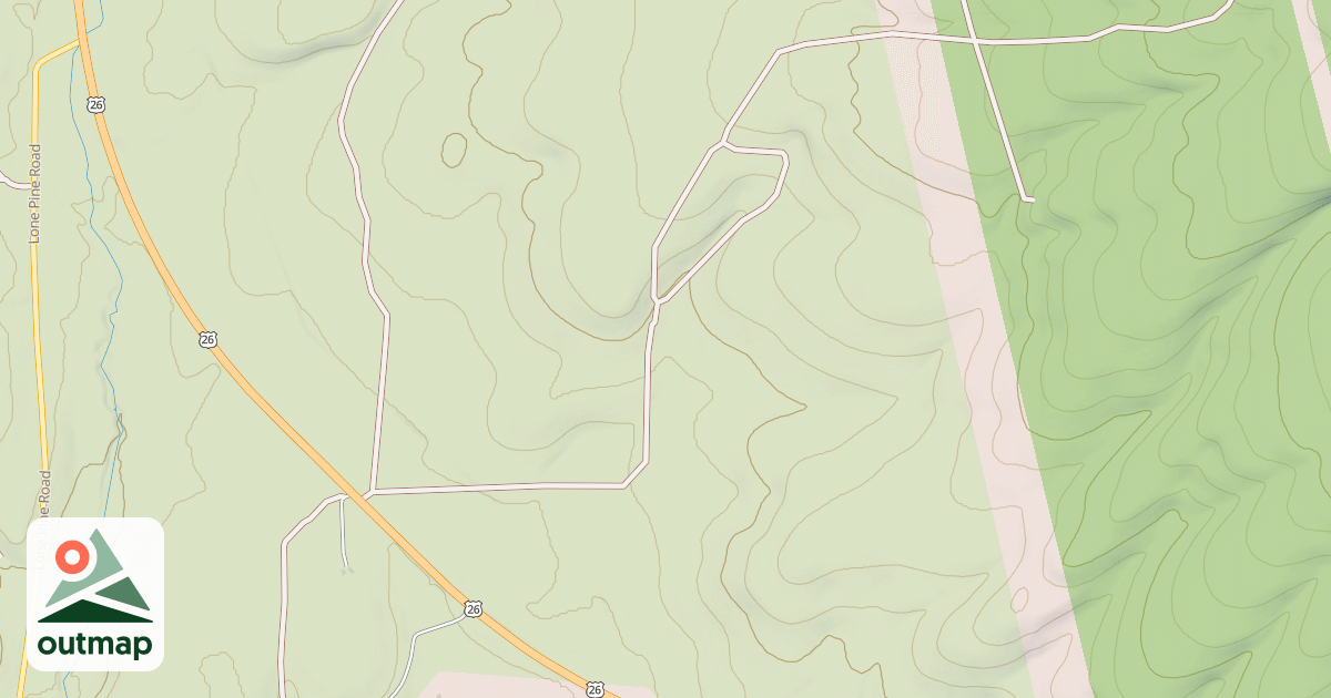 Map of USFS Motor Vehicle Use Map Roads {485C1C87-358C-408A-8177-B6F4771556EC}