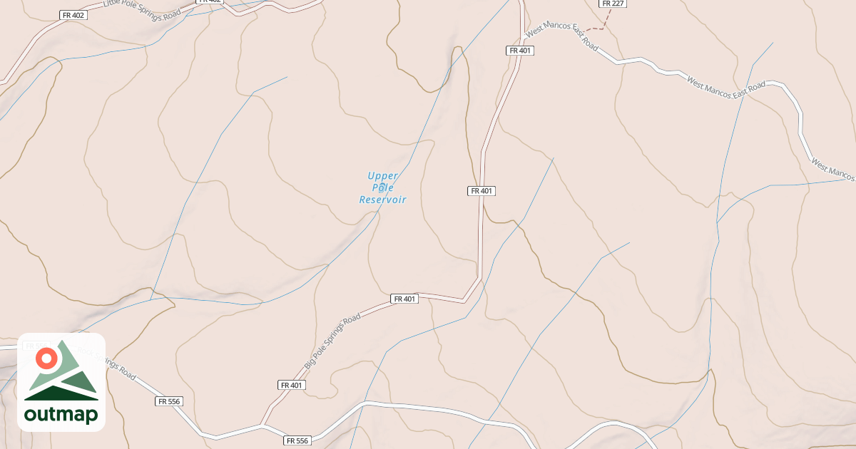 Map of BIG POLE SPRINGS