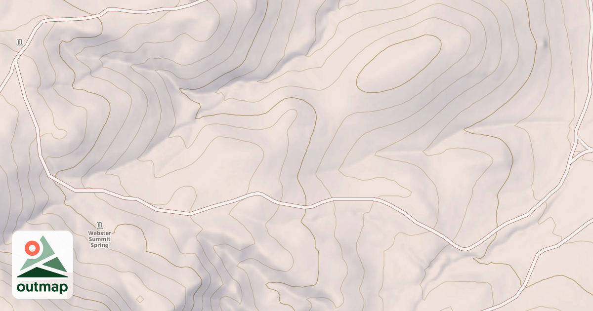 Map of TWIN SPRINGS SPUR ROAD