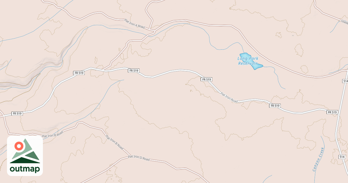 Map of FLAT IRON