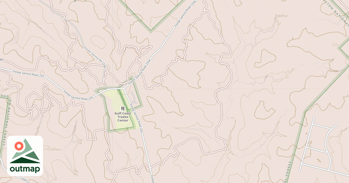 Map of USFS Motor Vehicle Use Map Trails 1925