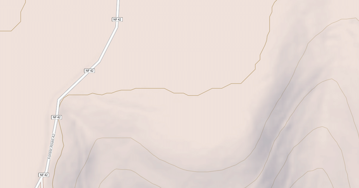 Map preview of USFS National Forest System Roads {87646B3A-3ADB-41F2-B9F2-1BBDF84AD6AF}