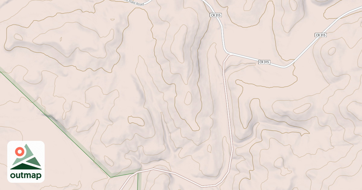 Map of HOPKINS FLAT BR 1C