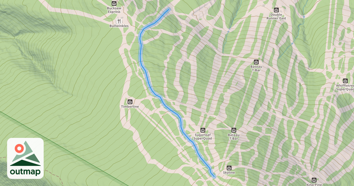 Map of Tote Road