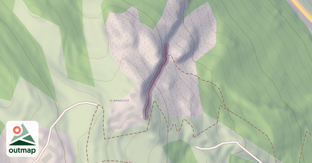 Map of Falaise de La Mandeysse