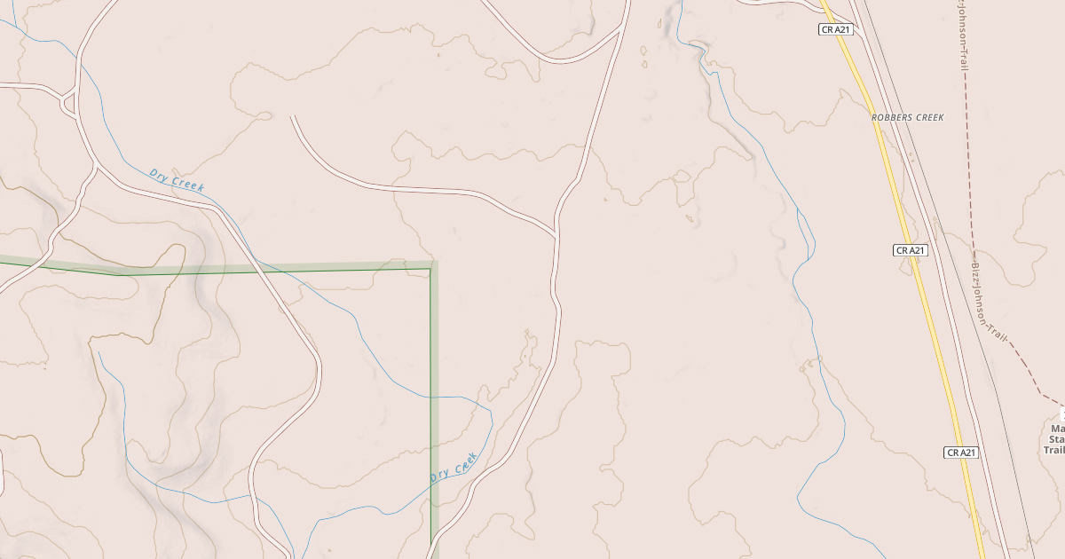 Map preview of BRUSH HILL