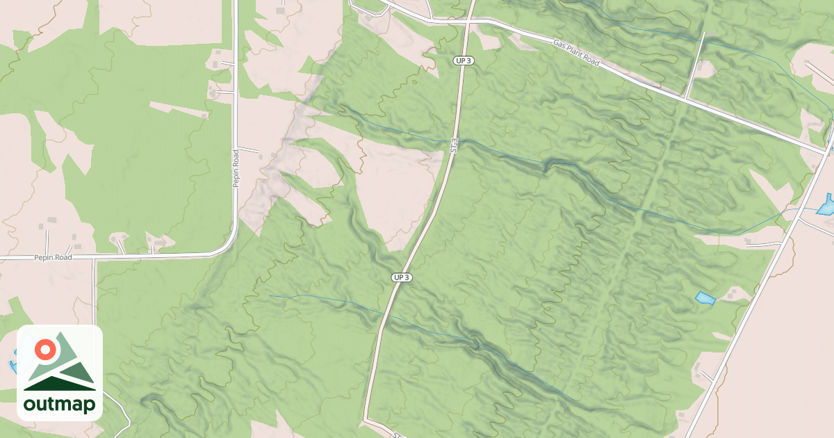 Map of Lake Linden Route