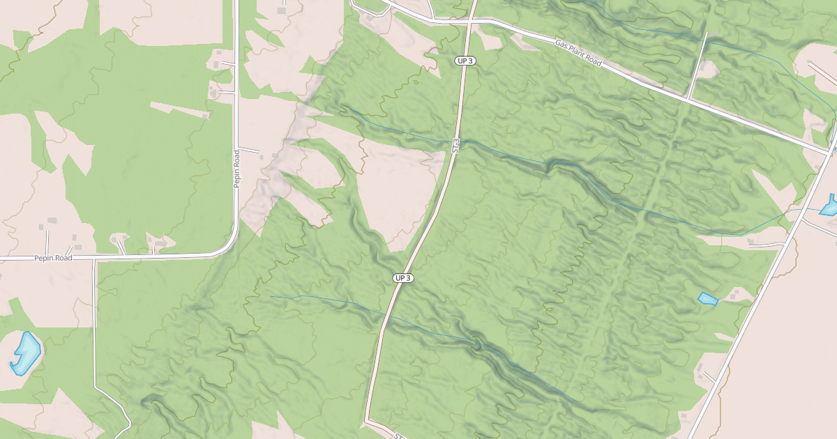 Map preview of Lake Linden Route