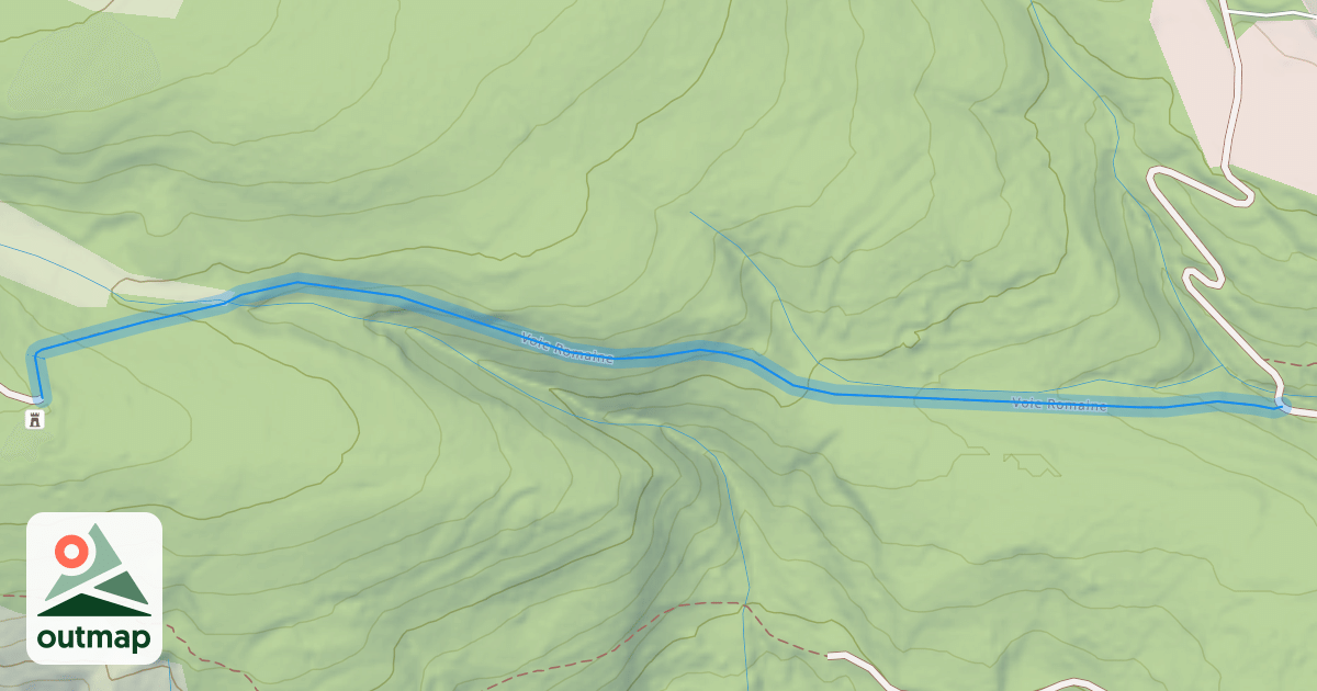 Map of Voie Romaine