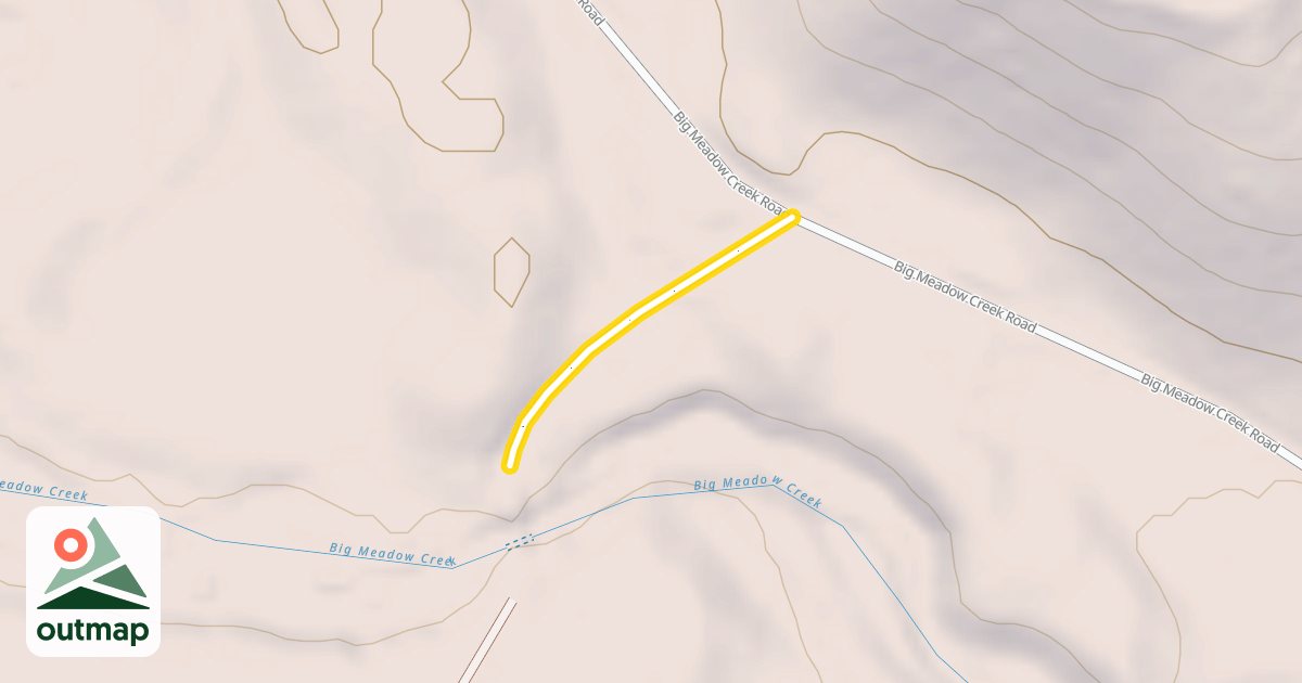 Map of Packer Pole Road