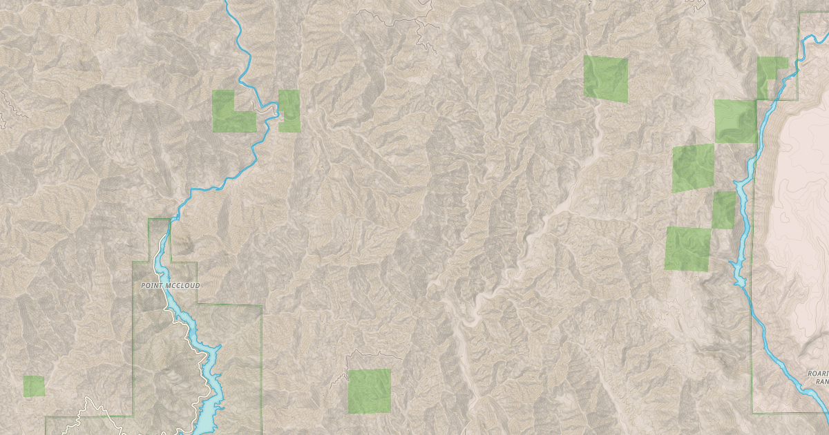 Map preview of Curl Ridge Jeep Trail