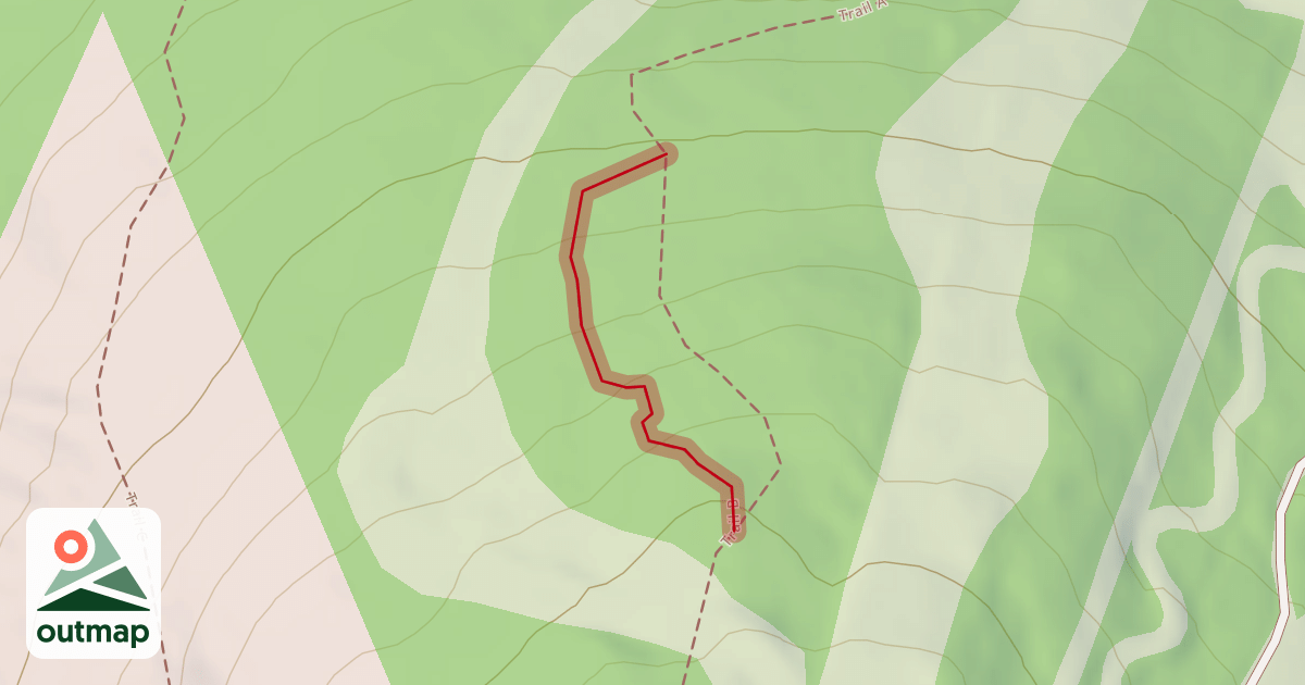 Map of Trail B