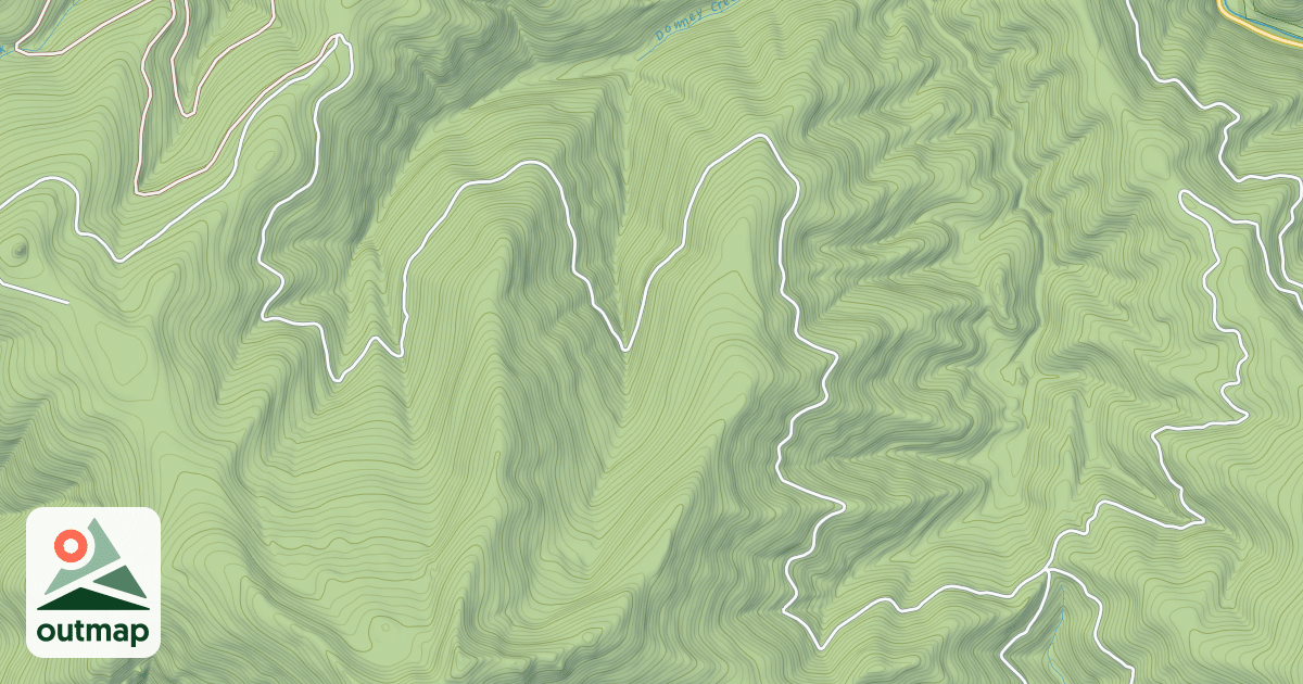 Map of HEAD OF DOWNEY