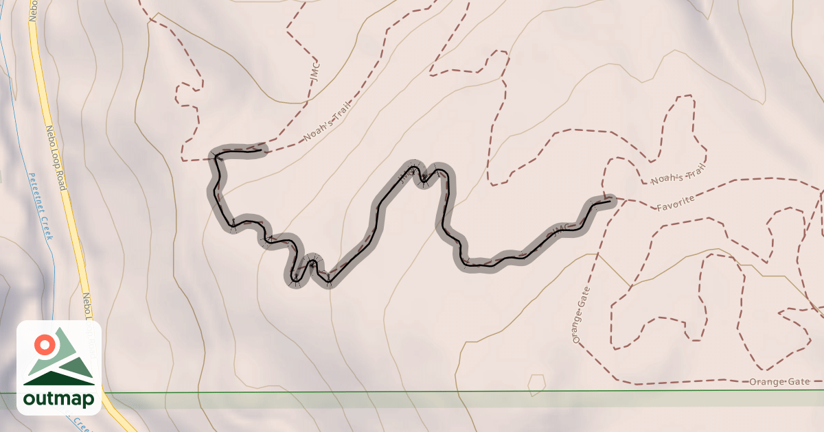 Map of JMC Trail