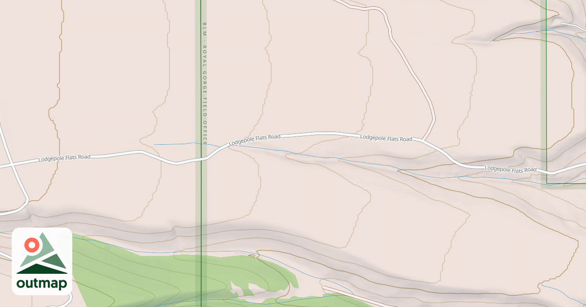 Map of LODGEPOLE FLATS