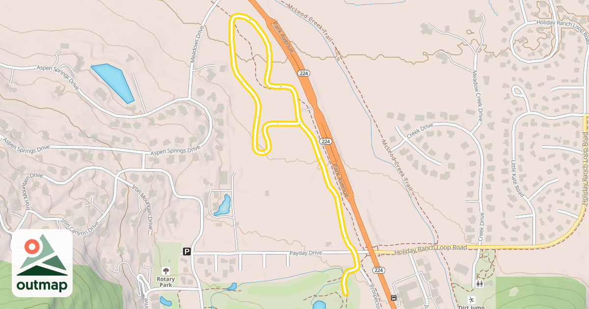 Map of Nordic Connector Trail