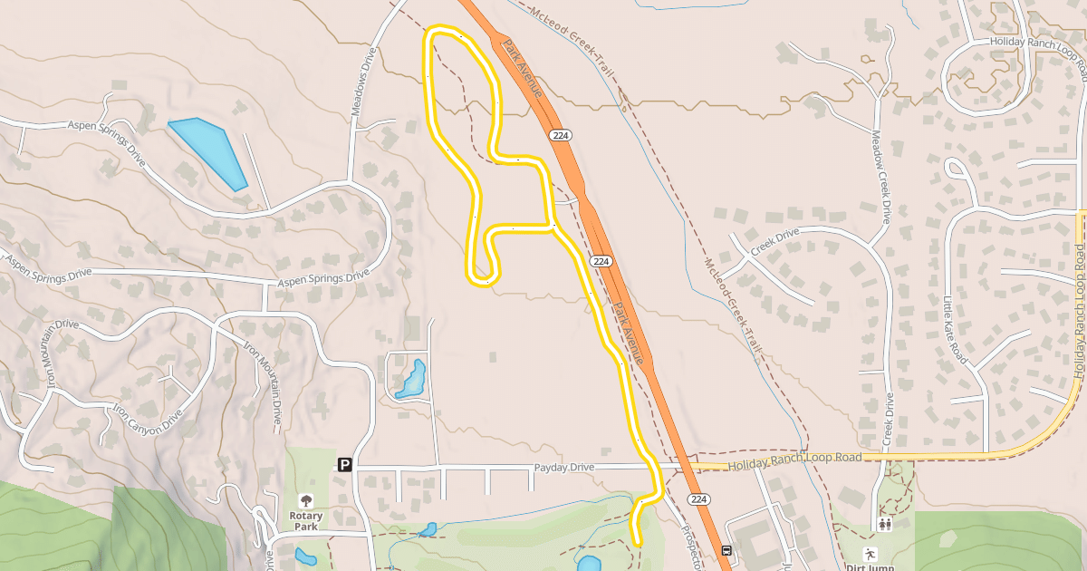 Map preview of Nordic Connector Trail