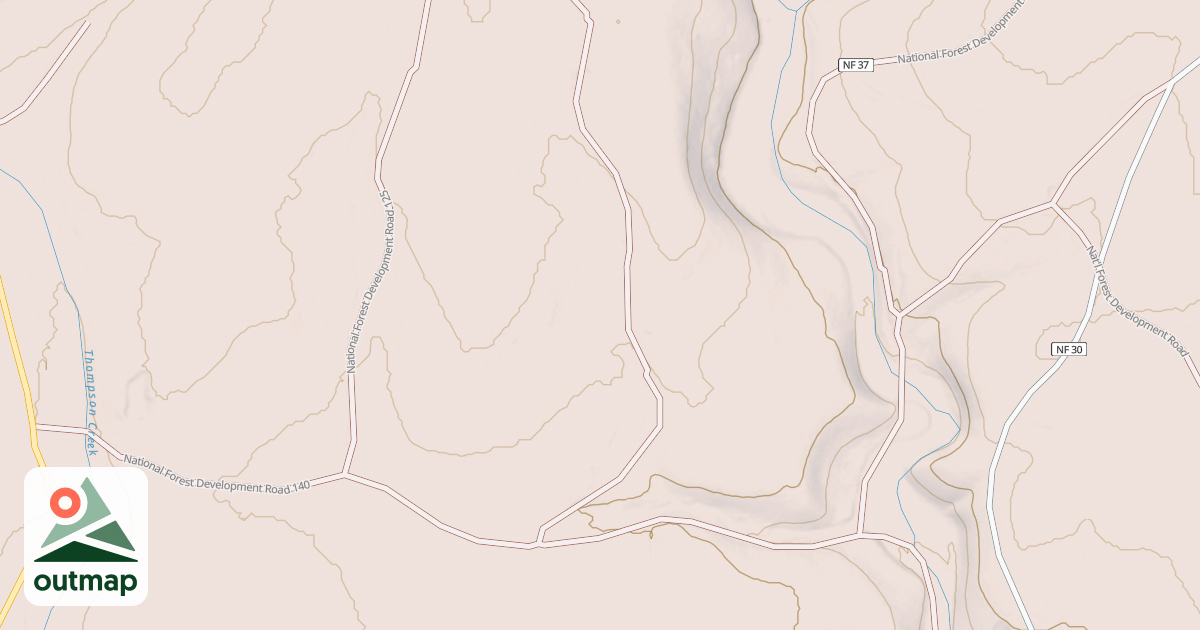 Map of USFS National Forest System Roads {5E080DF4-A2C8-4D32-8825-6E093B8578F9}