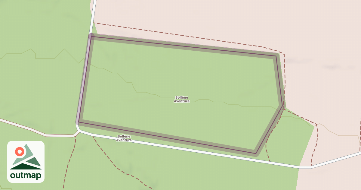Map of Bollène Aventure