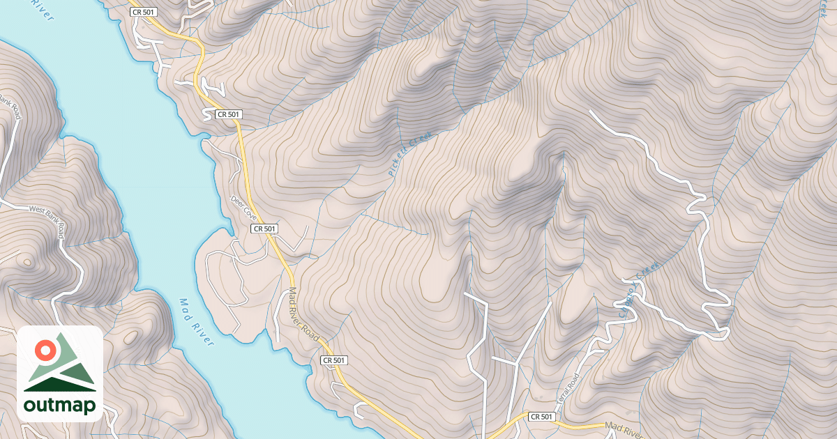 Map of CHOPTOY CREEK
