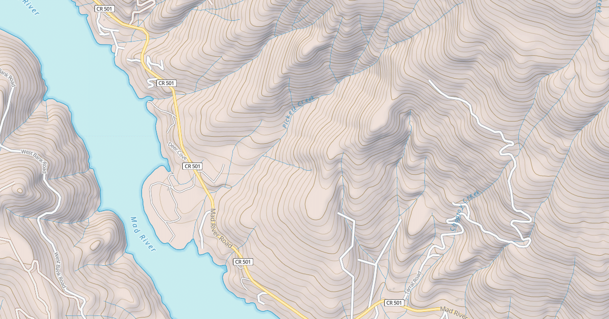 Map preview of CHOPTOY CREEK