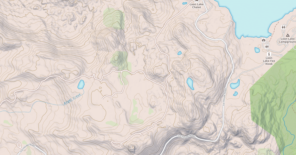 Map preview of CHIPMUNK SPUR