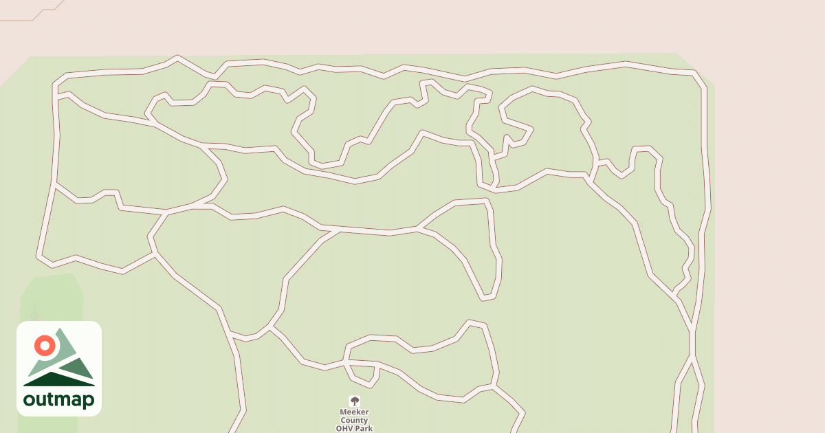 Map of Meeker County ATV/OHM Trails