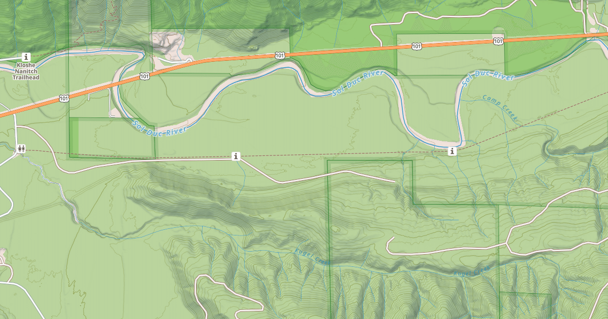Map preview of USFS National Forest System Roads {EBFE0FC5-2AB5-48BF-BCCE-CB6BFB379C30}