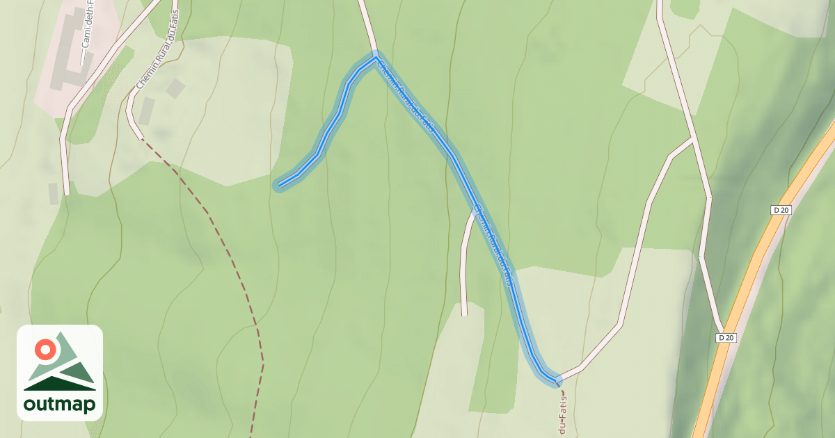 Map of Chemin Rural du Fatis