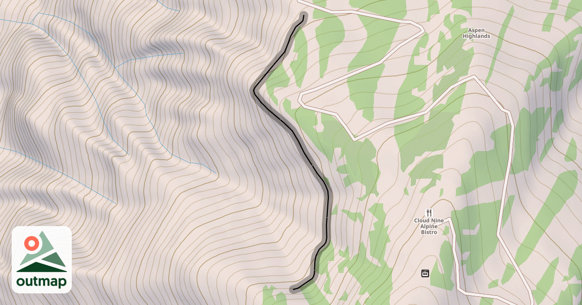 Map of Olymic Bowl Exit