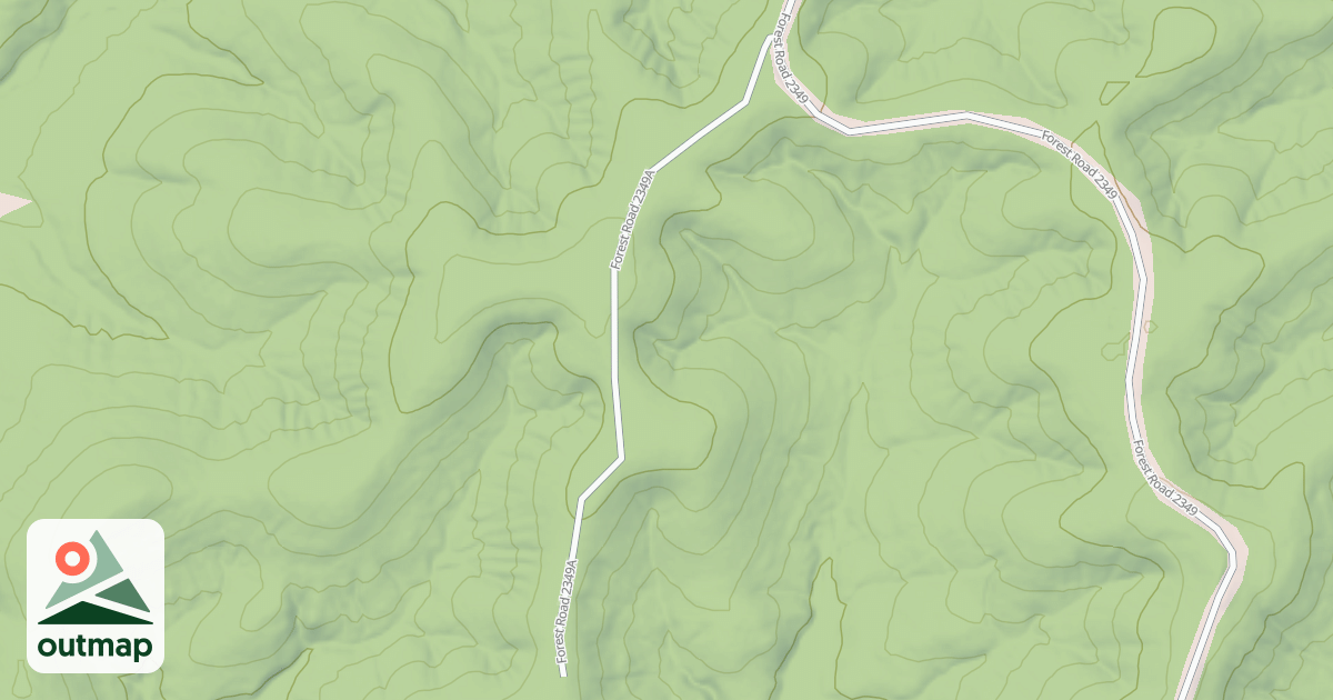 Map of WARREN VALLEY SPUR A