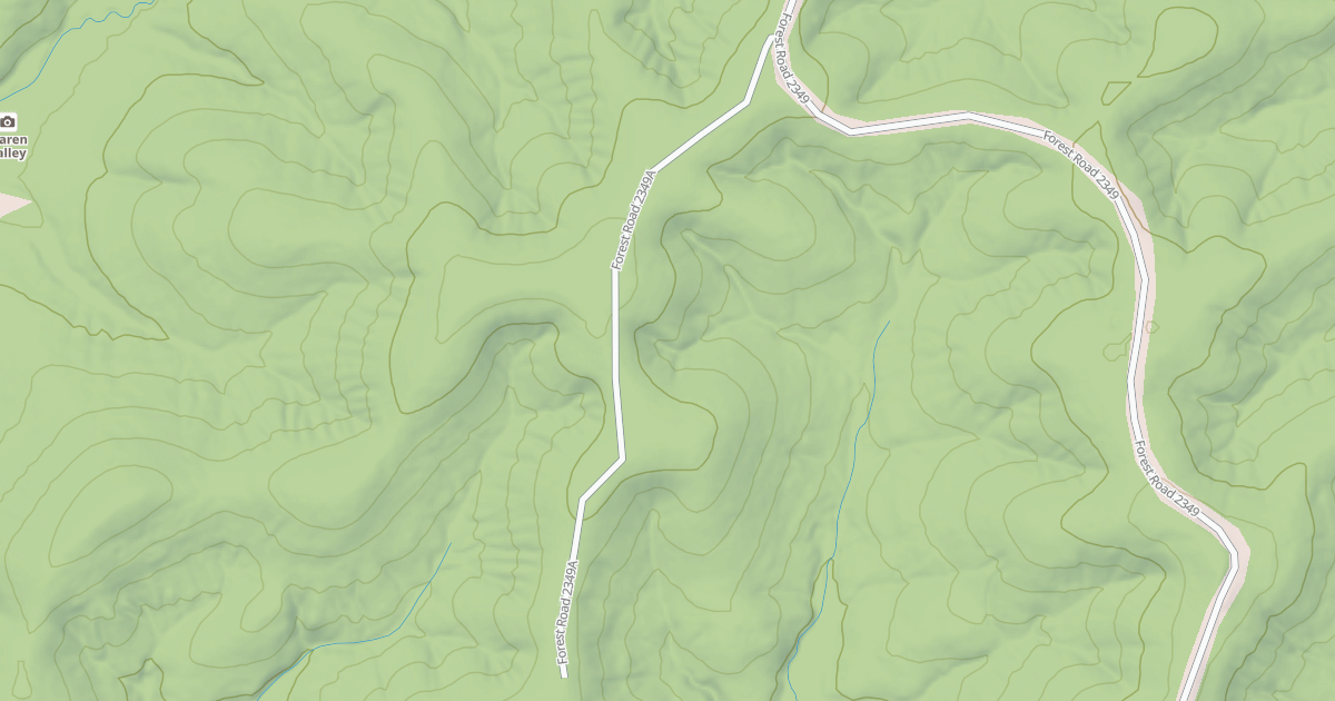 Map preview of WARREN VALLEY SPUR A