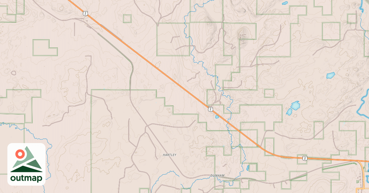 Map of Bessemer Snowmobile #2