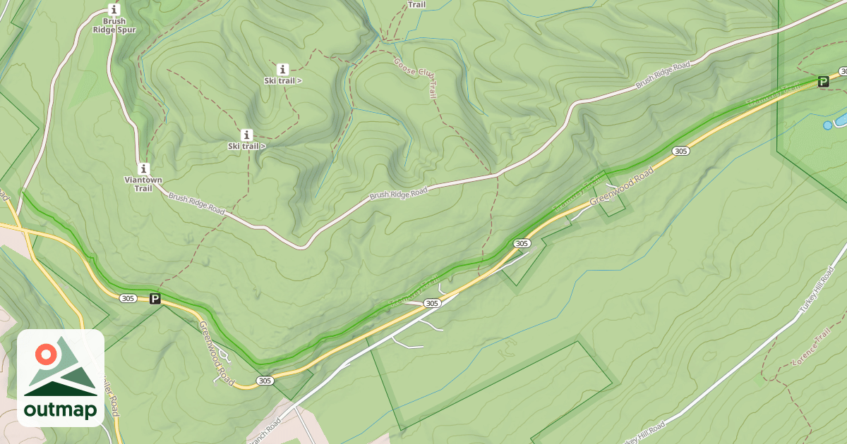 Map of Tramway Trail