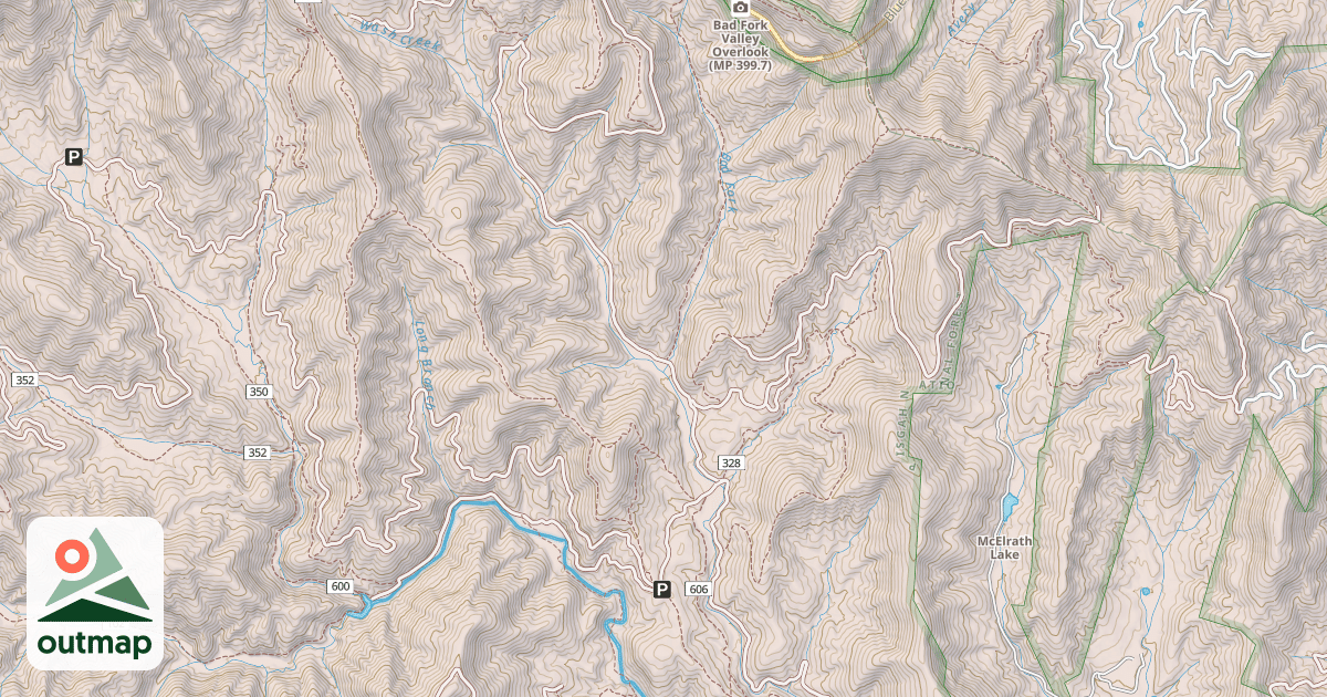 Map of MOORE COVE