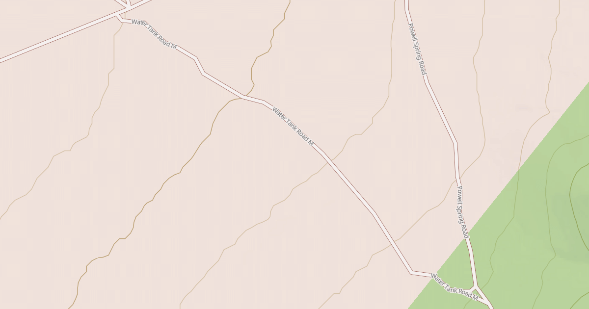 Map preview of WATER TANK ROAD M