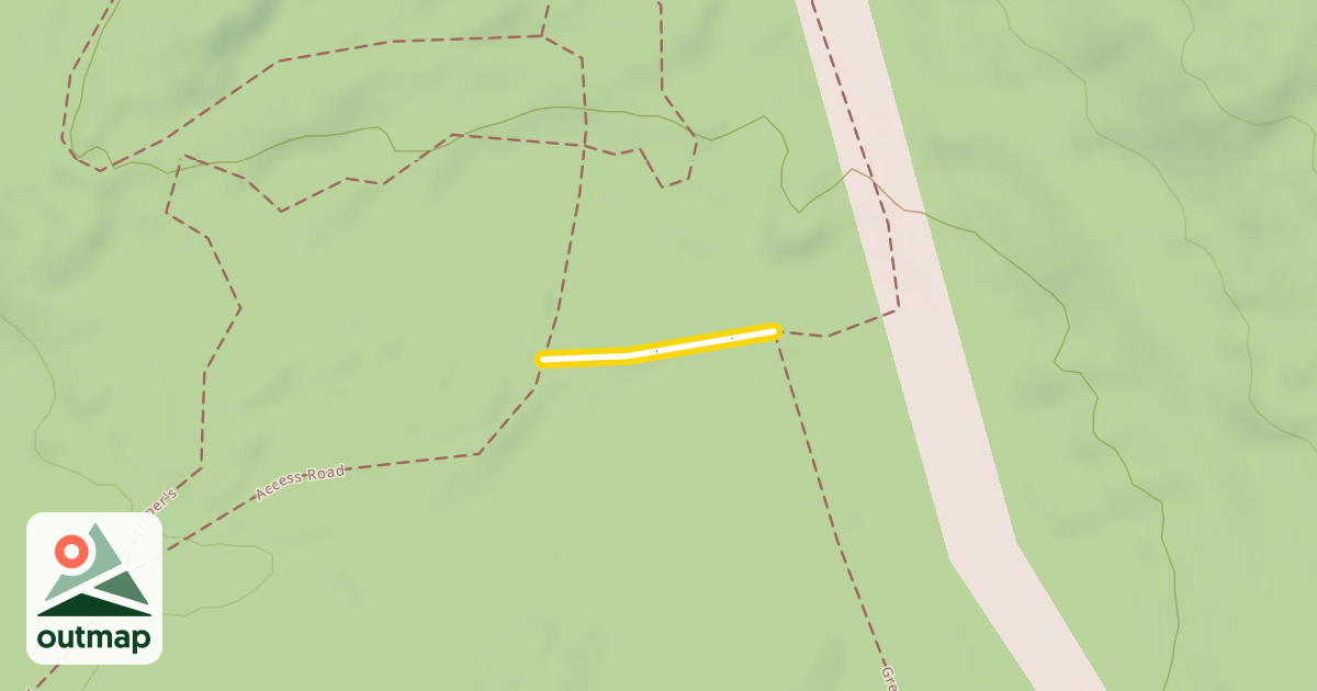 Map of Access Road