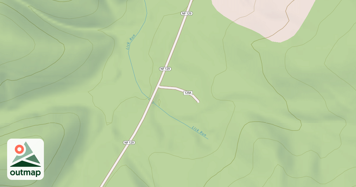 Map of BUBBLING SPRINGS REC AREA